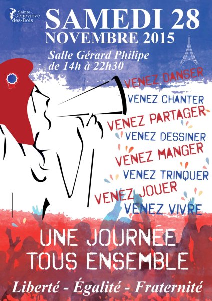 Journée de solidarité aux victimes sur la ville